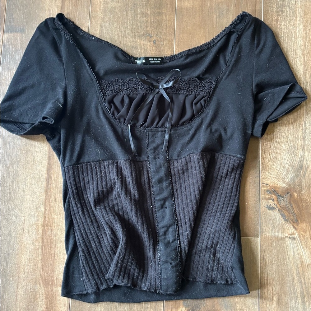 Shein coquette style shirt